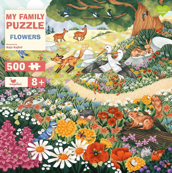 Produktbild My Family Puzzle - Flowers (500 Teile)