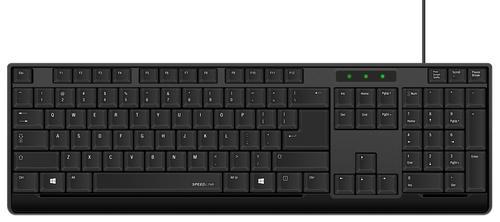 Produktbild Speedlink Niala keyboard USB QWERTZ US English Black (US, Kabelgebunden)