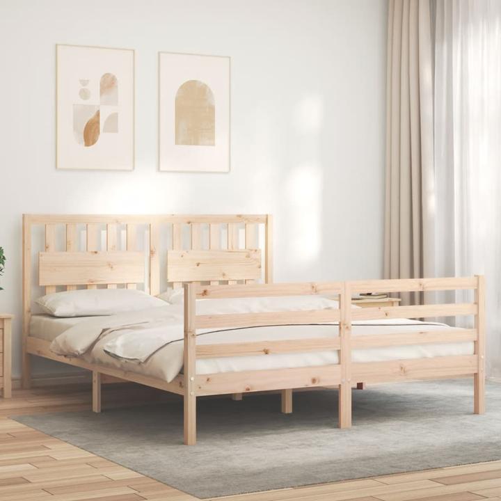 Actual product image vidaXL Bettrahmen (150 x 200 cm)
