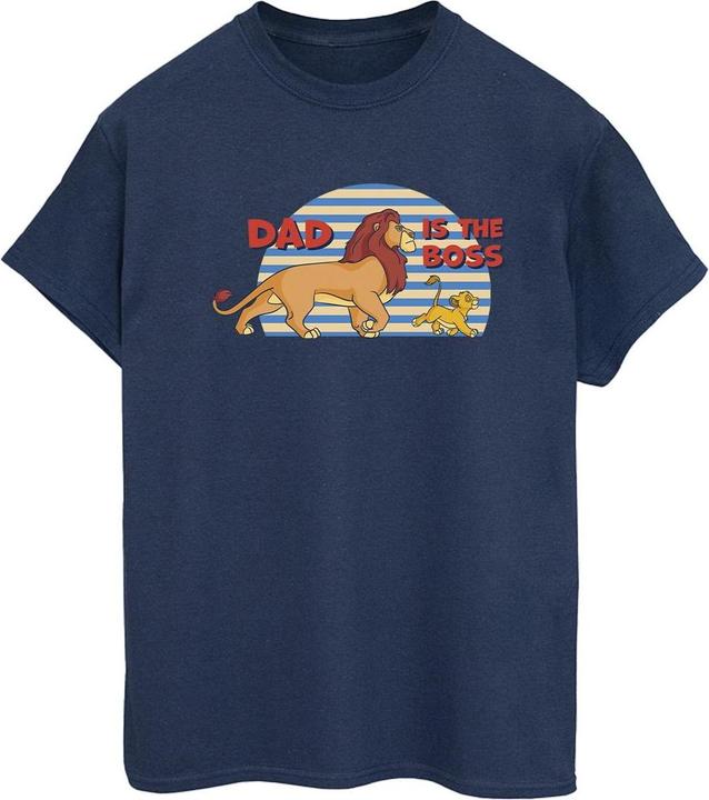 Actual product image Disney Womens/Ladies The Lion King Dad Boss Cotton Boyfriend T-Shirt (4XL)