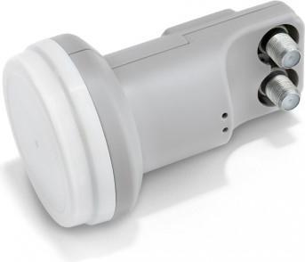 Telesystem TS201F 10.7 - 12.75GHz Grey, White Low Noise Blo frequency converters (Twin LNB)