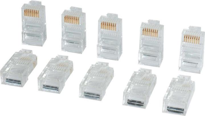 Image du produit Roline Modular-Plug non blindé, cat.5e 10 pcs (UTP, CAT5e)
