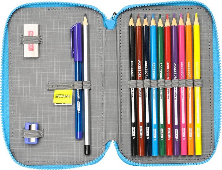 Actual product image Safta Double feather bag Minions Minionstatic Blue (28 pieces)