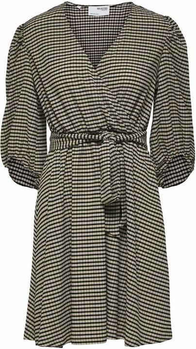 Produktbild Selected Femme Gestreiftes Wickelkleid (S)