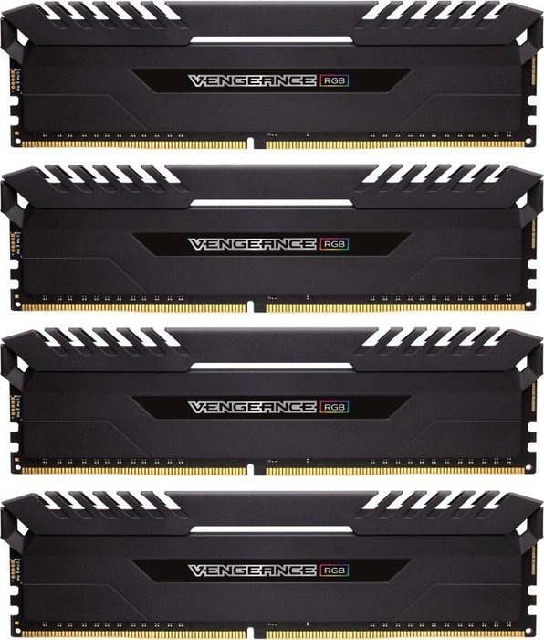 Produktbild Corsair DDR4 Vengeance RGB LED (4 x 16GB, 3000 MHz, DDR4-RAM, DIMM)