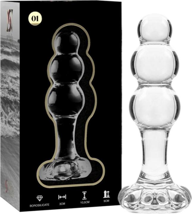 Produktbild Ibiza Nebula Series By ™ - Modell 1 Analplug Borosilikatglas 10,7 X 3 cm Klar
