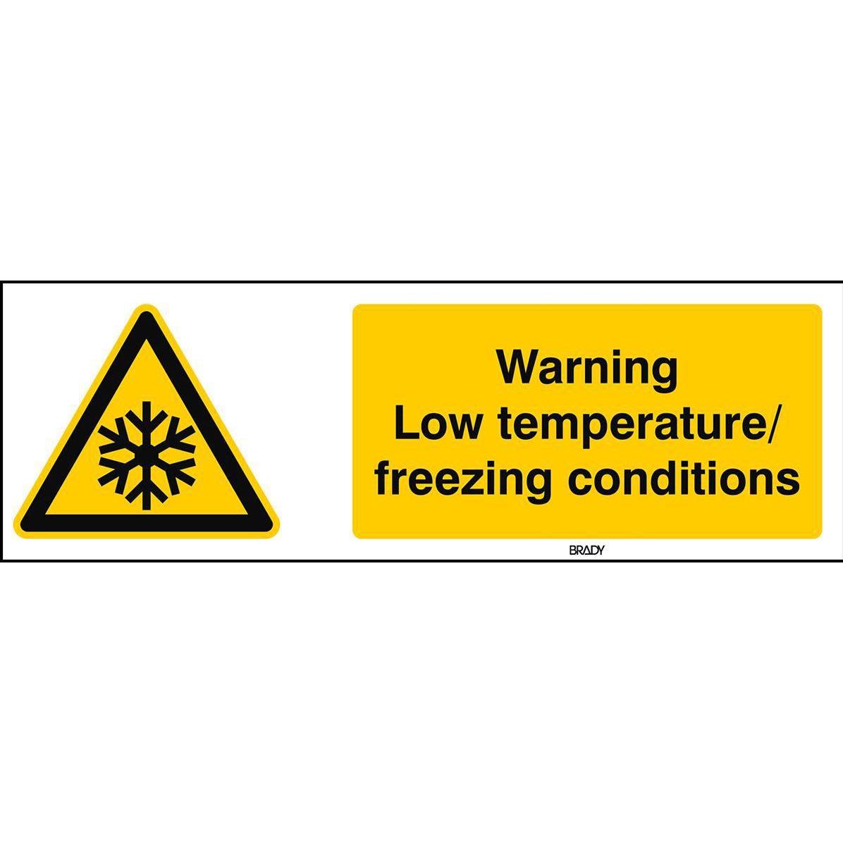 Brady, Sicherheitskennzeichnung, ISO Safety Sign - Warning Low