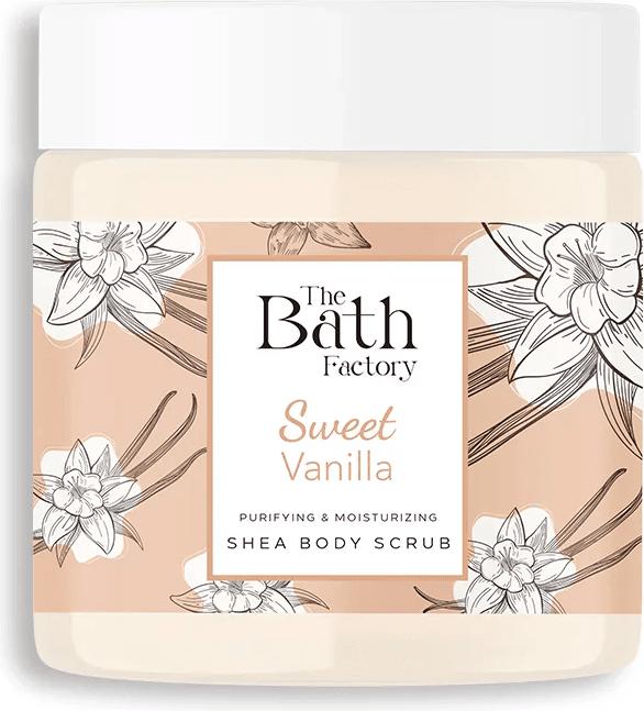 Actual product image The Bath Factory Vanille Shea Körperpeeling 300gr