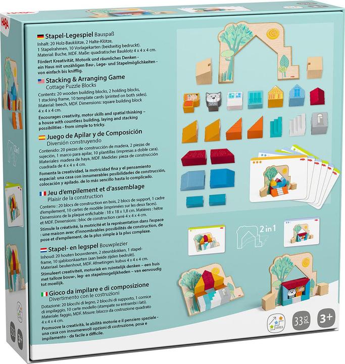Produktbild Haba Stapel-Legespiel Bauspass