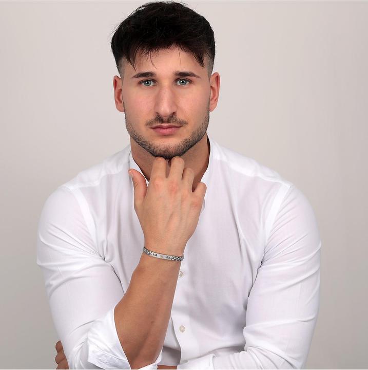 Immagine prodotto Maserati Armband (22 cm, Acciaio inossidabile)