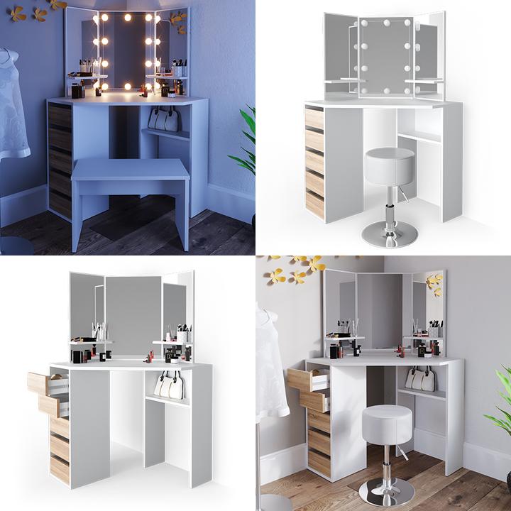 Actual product image Vicco Arielle (54 x 54 x 141.5 cm)