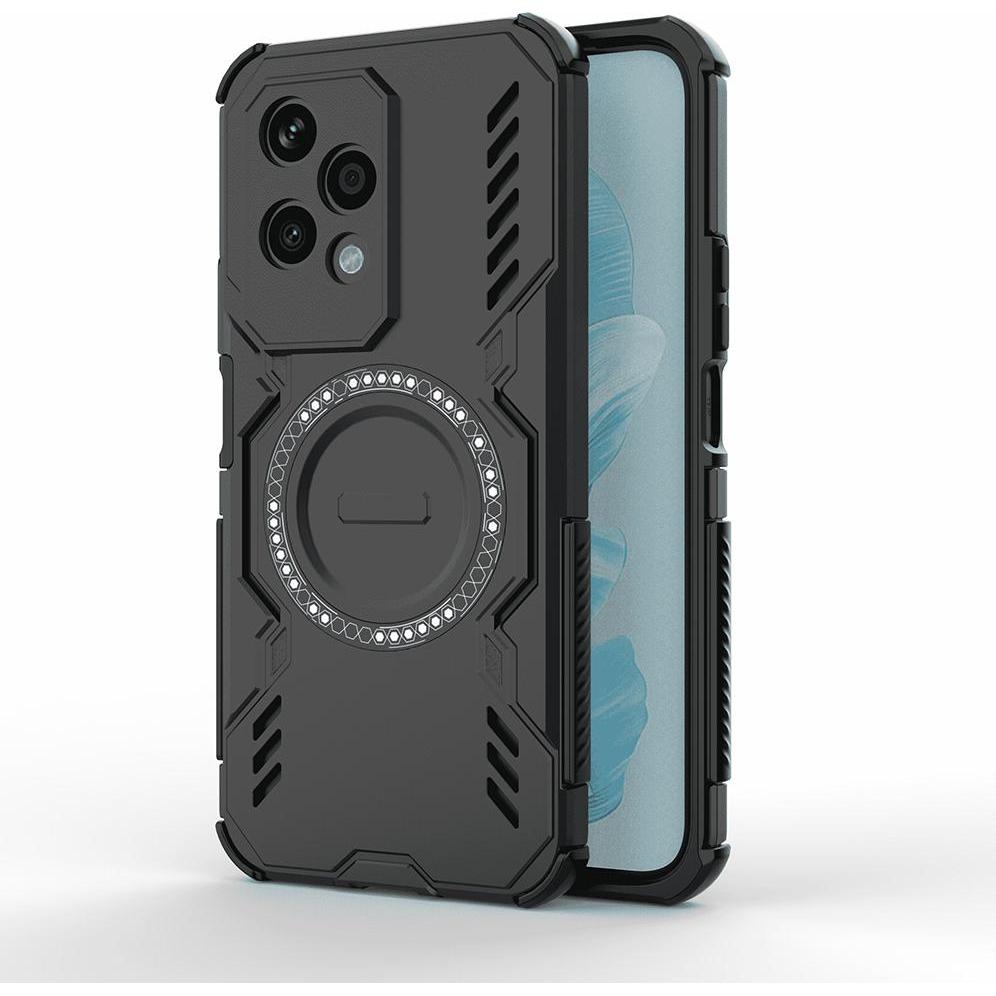 Techsuit - ArmorMag Case - Honor 200 Lite - Black (Honor 200 Lite), Cover smartphone, Nero