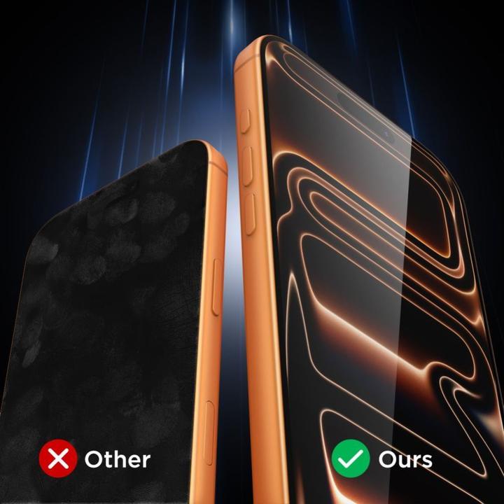 Actual product image Tech-Protect Bundle 10-Pack Hartglas Galaxy S25 Ultra Klar (10 pcs., Samsung Galaxy S25 Ultra)