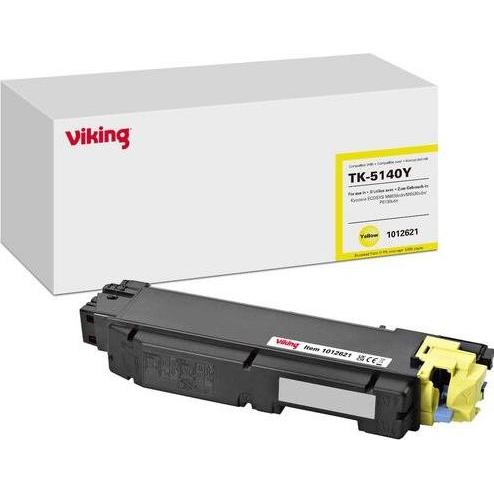 Viking, Toner, Tonerkartusche Kompatibel Kyocera TK-5140Y Gelb