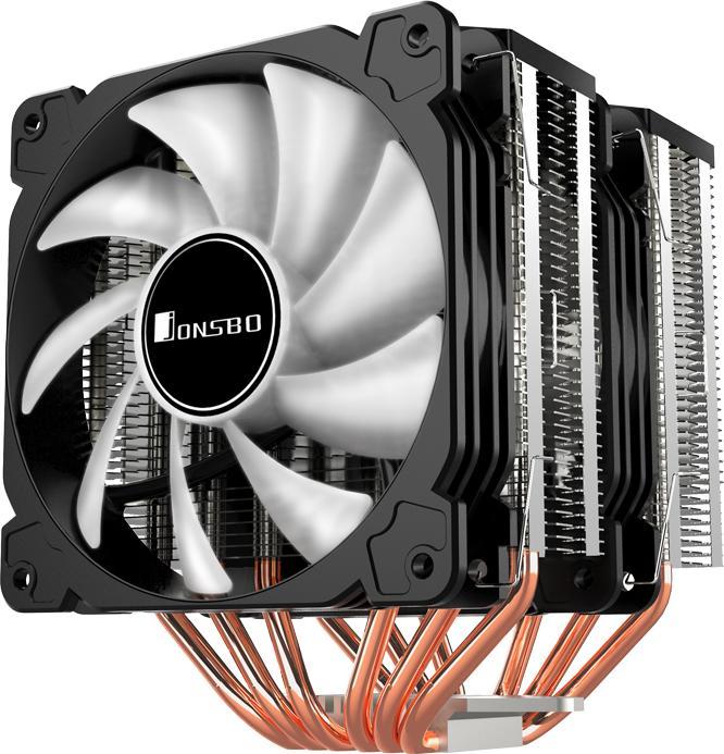 Produktbild Jonsbo CR-2100 CPU-Kühler Dual Tower, 2x 120mm (134 mm)