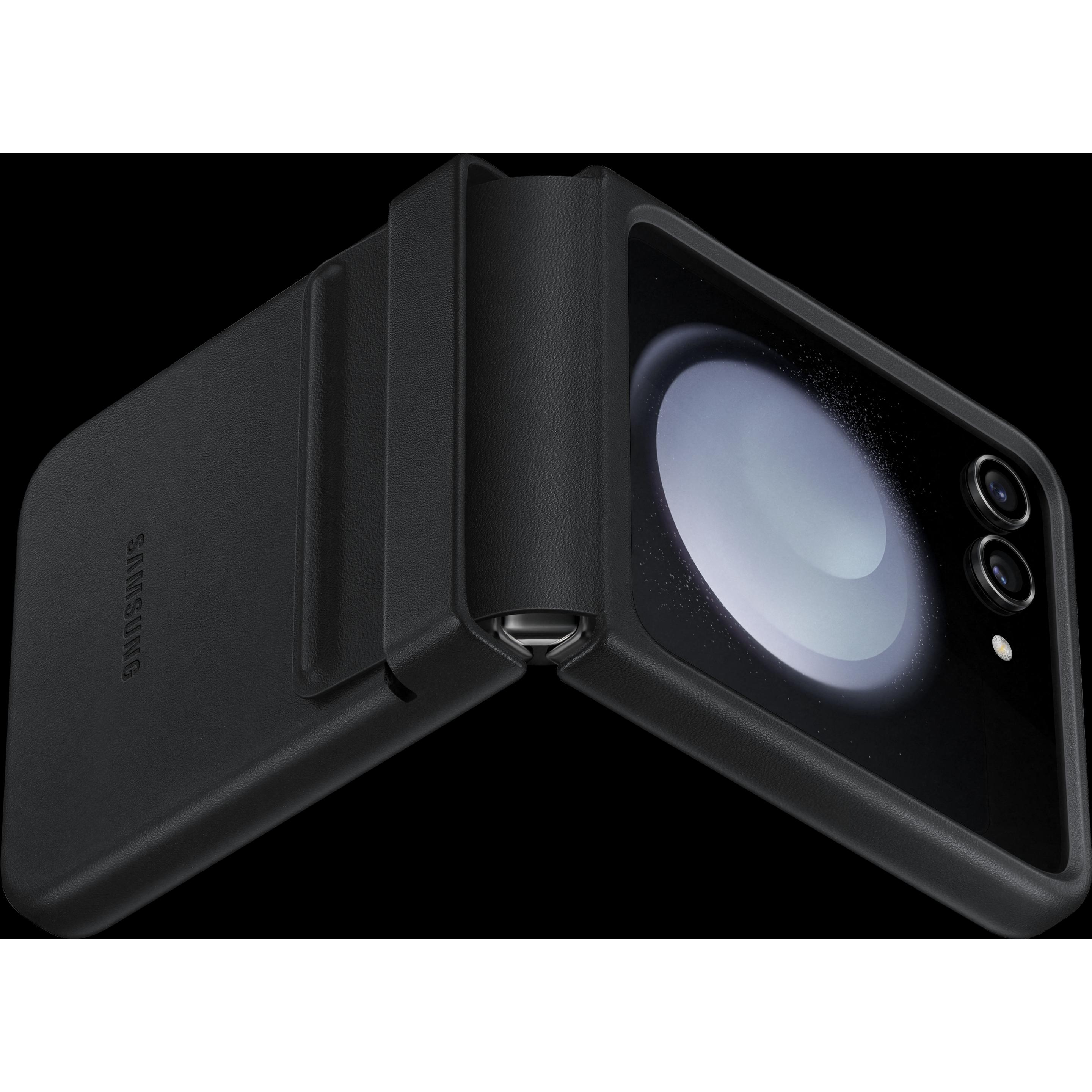 Thumbnail - Samsung Flap Eco Leather Case (Samsung Galaxy Z Flip5), Smartphone Hülle, Schwarz