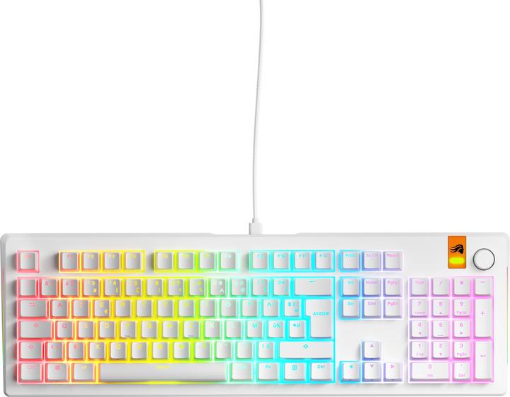 Actual product image Glorious GMMK 3 HE 100% Prebuilt Wired White - FR (840408301152) (FR, Cable)