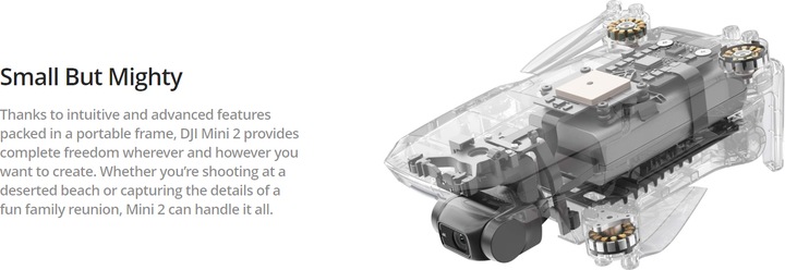 Actual product image DJI Mini 2 (31 min, 249 g, 12 Mpx)
