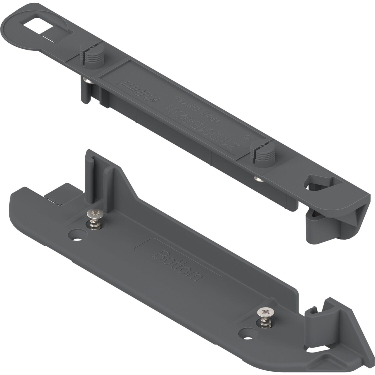 Blum, Schubladenauszüge, Trägerprofil-Aufnahme SERVO-DRIVE liegend