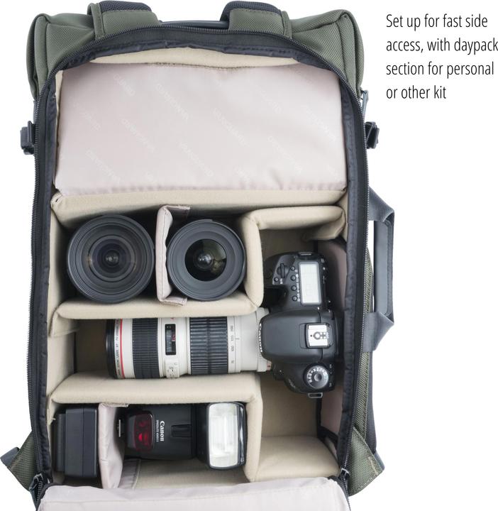 Actual product image Vanguard VEO SELECT49 GR Backpack green (Photo backpack)