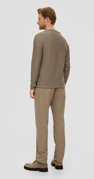 Produktbild s.Oliver Strickpullover Pullover mit Rollsaumblende (S)