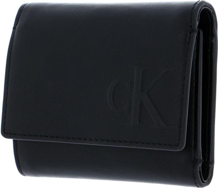 Produktbild Calvin Klein Jeans Damen Trifold + Hardware Keyfob Reisezubehör-Bi-Fold-Brieftasche, Schwarz, Einhei