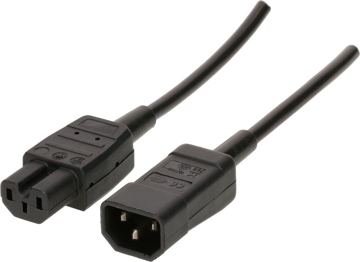 Actual product image Max Hauri TD apparatus cable H05VV-F3G1.0 C14 / C15 (2.50 m)