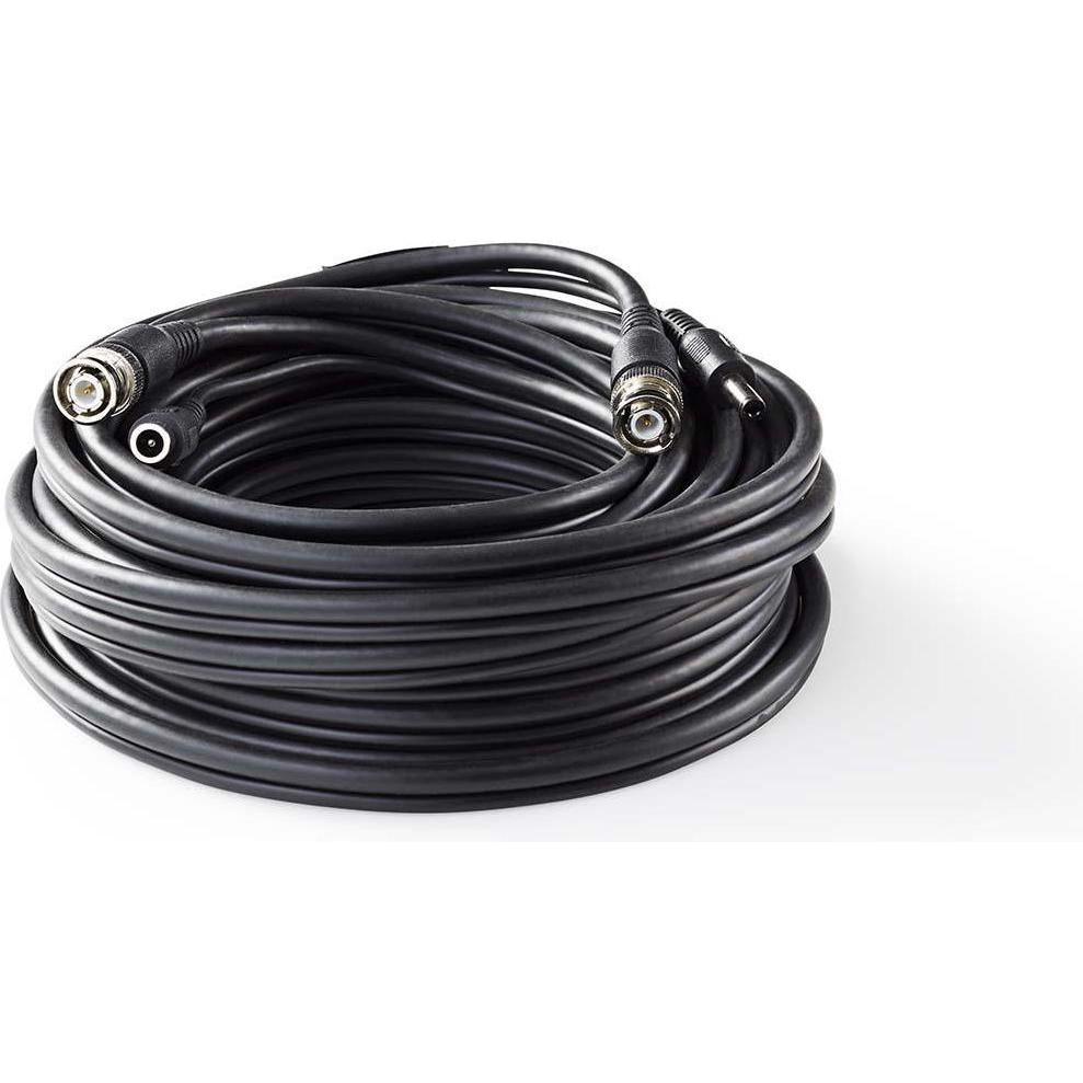 Thumbnail - Nedis CCTV-Kabel RG59 mit vormontierten BNC- und DC-Steckern, 10 m Siamesisches Kabel für Überwachun (S/FTP, CAT5, 10 m)...