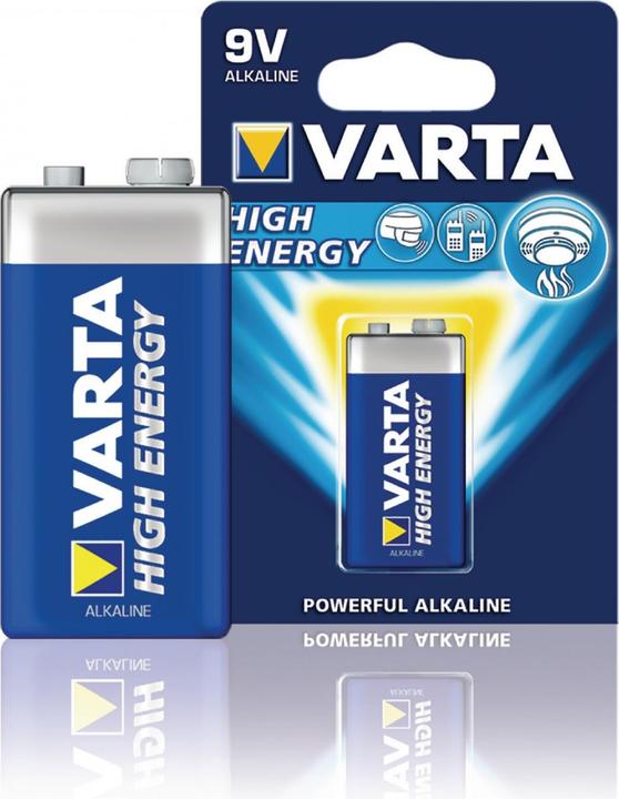 Actual product image Varta LONGLIFE Power (1 pcs., 9V Block, 580 mAh)