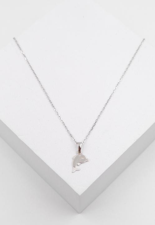 Produktbild Muau Pendant Dolphin white gold 750, 17x10mm (750/18K Weissgold)