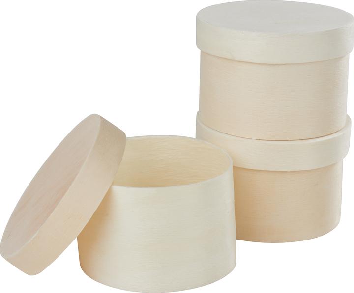 Actual product image VBS Chip box "Round", Ø 6 cm, H 4 cm, 3 pieces (3x)