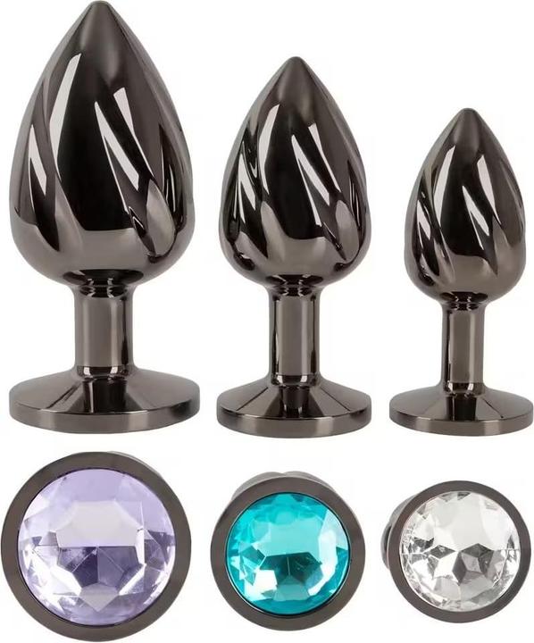 Produktbild Anos Metal Butt Plug Set