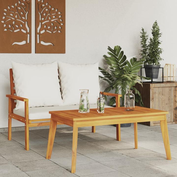 Immagine prodotto VidaXL Tavolo da pranzo da giardino 100 x 55 x 45 cm in acacia (103 cm)