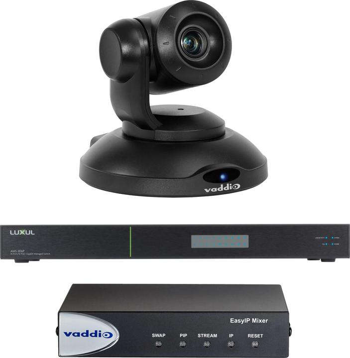 Produktbild Vaddio EasyIP Mixer Base Kit Videokonferenzsystem 2,38 MP Eingebauter Ethernet-Anschluss