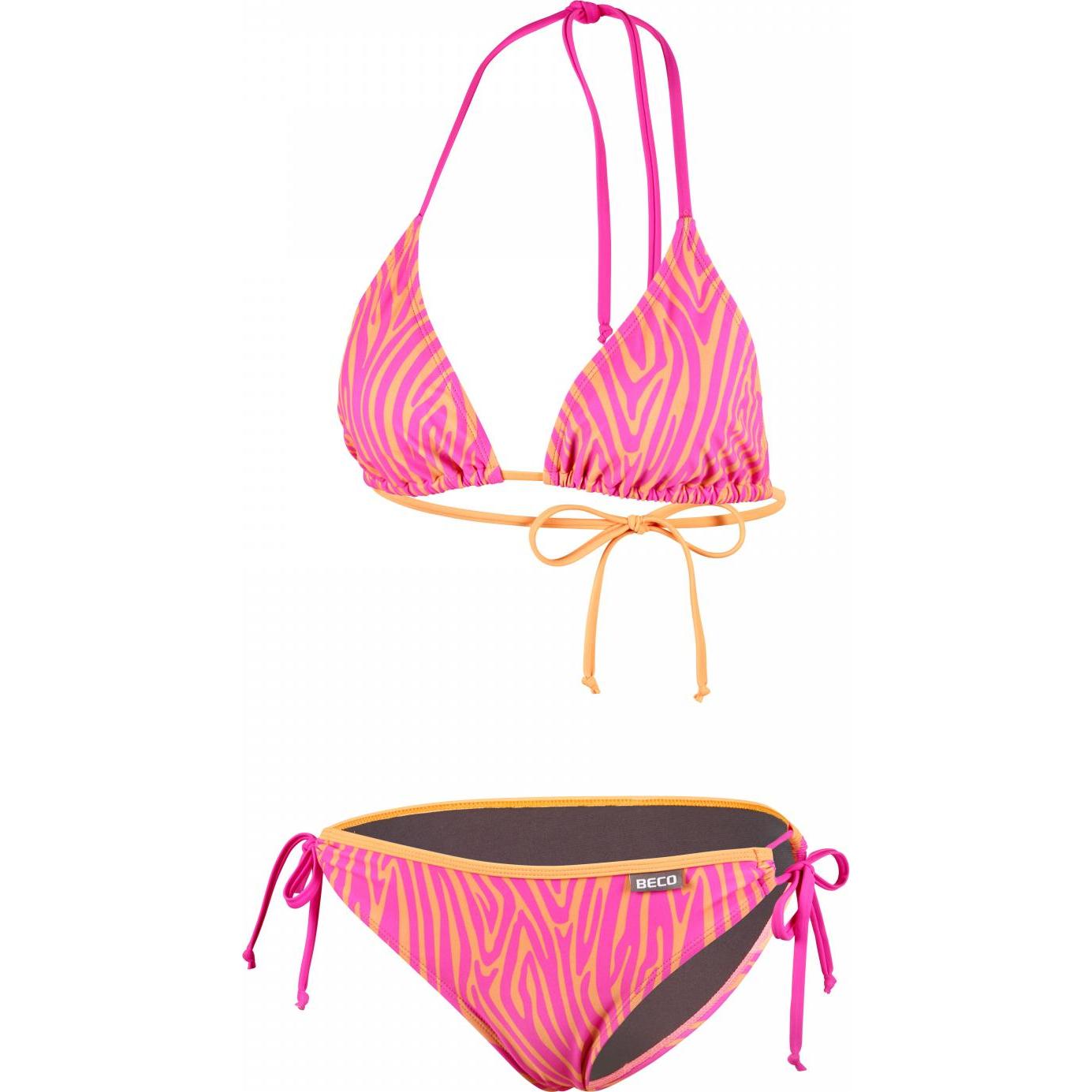 Beco, Damen, Bikini, Beermann GmbH Triangel Bikini Standard pink/orange 40, Mehrfarbig, (40)