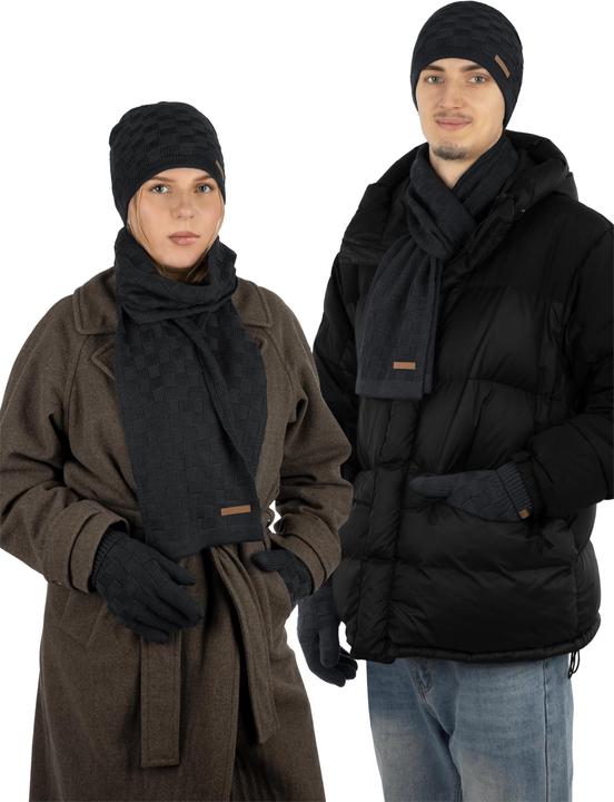 Actual product image Normani Merino wool hat with Yuma design - 2222 (One size)