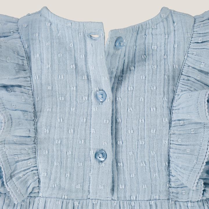 Actual product image La Redoute Collections Cotton muslin dress with a delicate pattern (86, 92)