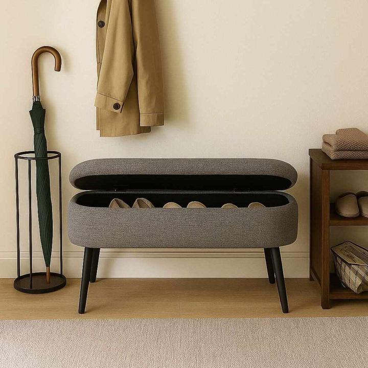 Actual product image Atelier del Sofa Oslo Linen Pouffe