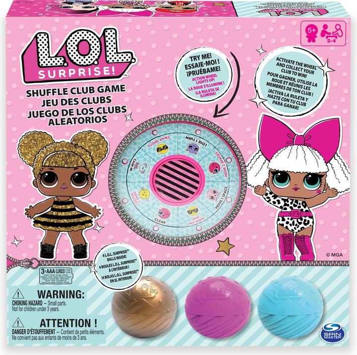 Spin Master CARDINAL GAMES game LOL Surprise Shuffle Club Game, 6053187
