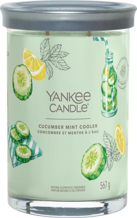 Immagine prodotto Yankee Candle Candela profumata Cetriolo Menta Cooler Signature Tumbler Grande