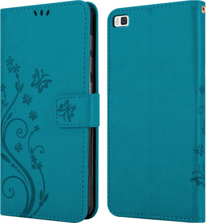 Produktbild Cadorabo Flower Book Cover (Huawei P8)