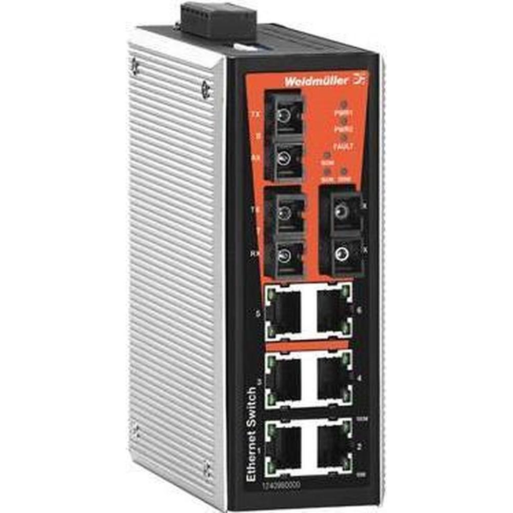 Weidmüller Switch di rete (9 porte), Switch di rete, Grigio