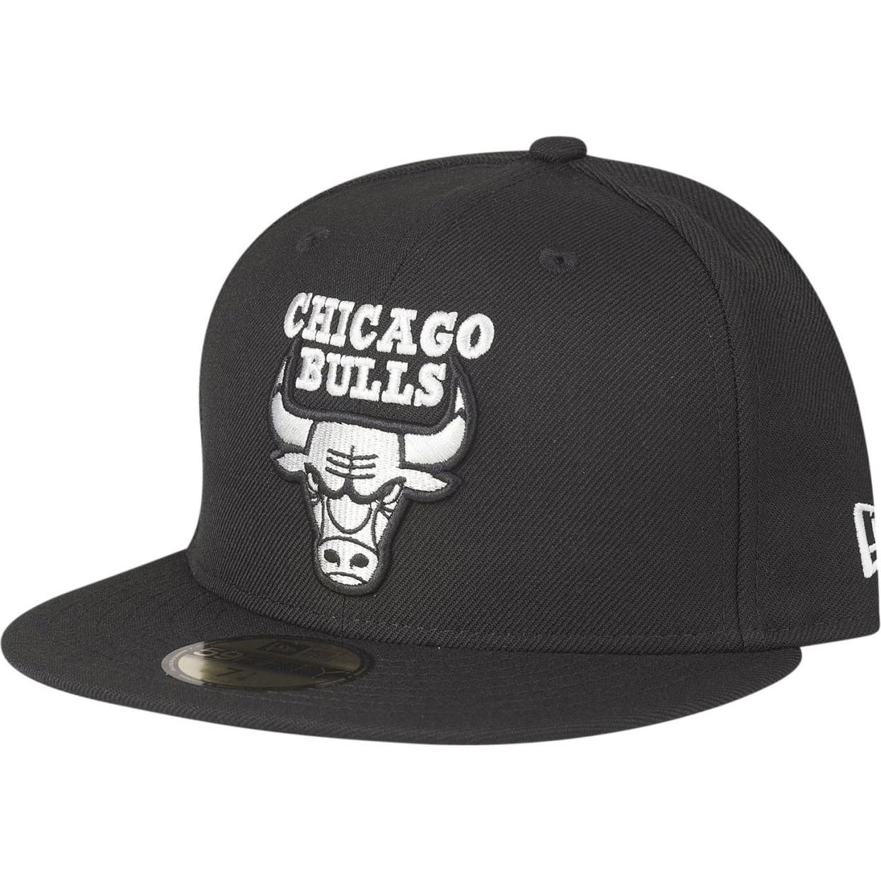 New Era, Herren, Cap, 59Fifty NBA Chicago Bulls, Schwarz, (7)