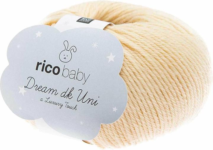 Image du produit Rico Design Laine Baby Dream Uni dk 50 g, Crème (115 m)