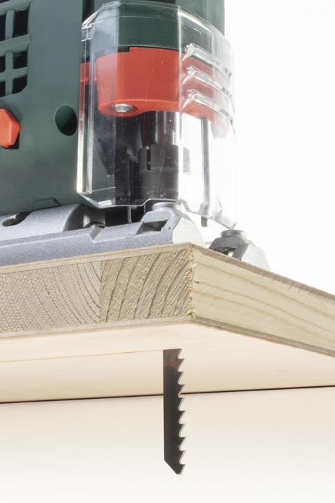 Produktbild wolfcraft 2 Stichsägeblätter HCS L=100mm T-Schaft