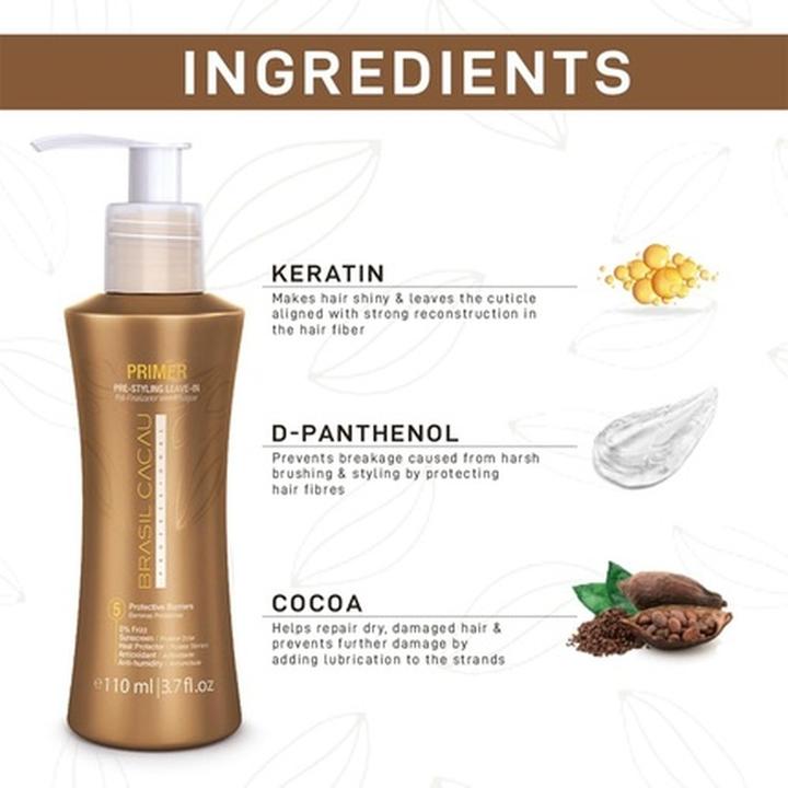 Produktbild Cadiveu Brasil Cacau Primer 110ml 3.72 Fl.Oz (110 ml)