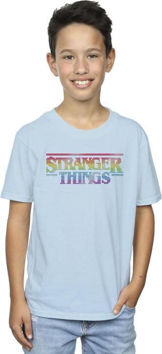 Image du produit Netflix - T-shirt STRANGER THINGS RAINBOW DOT LOGO - Garçon (152, 158)