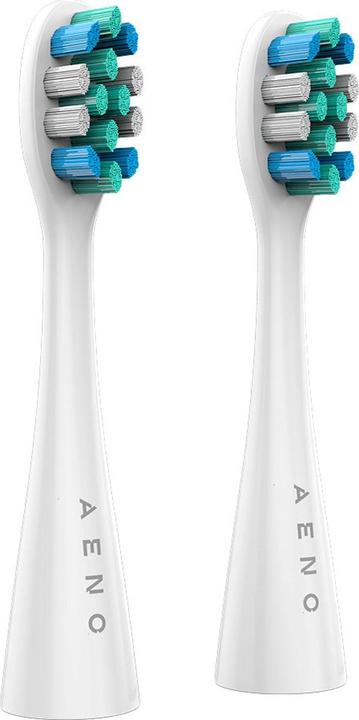 Produktbild Aeno Replacement heads ADBTH7-8 for Sonic brushes DB7/DB8, white, 2pcs, DuPont bristles (2 x)