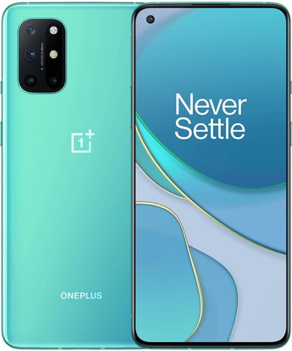 OnePlus 8T (12GB) (256 GB, Aquamarine Green, 6.55", Dual SIM, 5G)