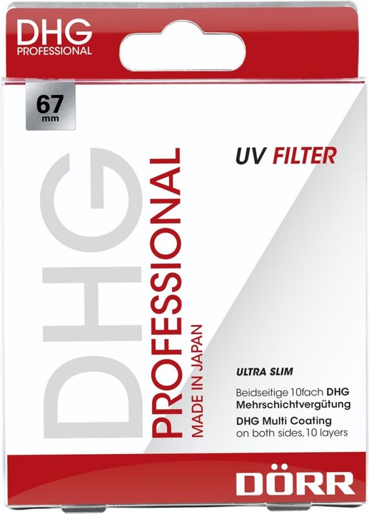 Image du produit Dörr Filtre UV DHG 67mm (67 mm, Filtre UV, 67 mm)